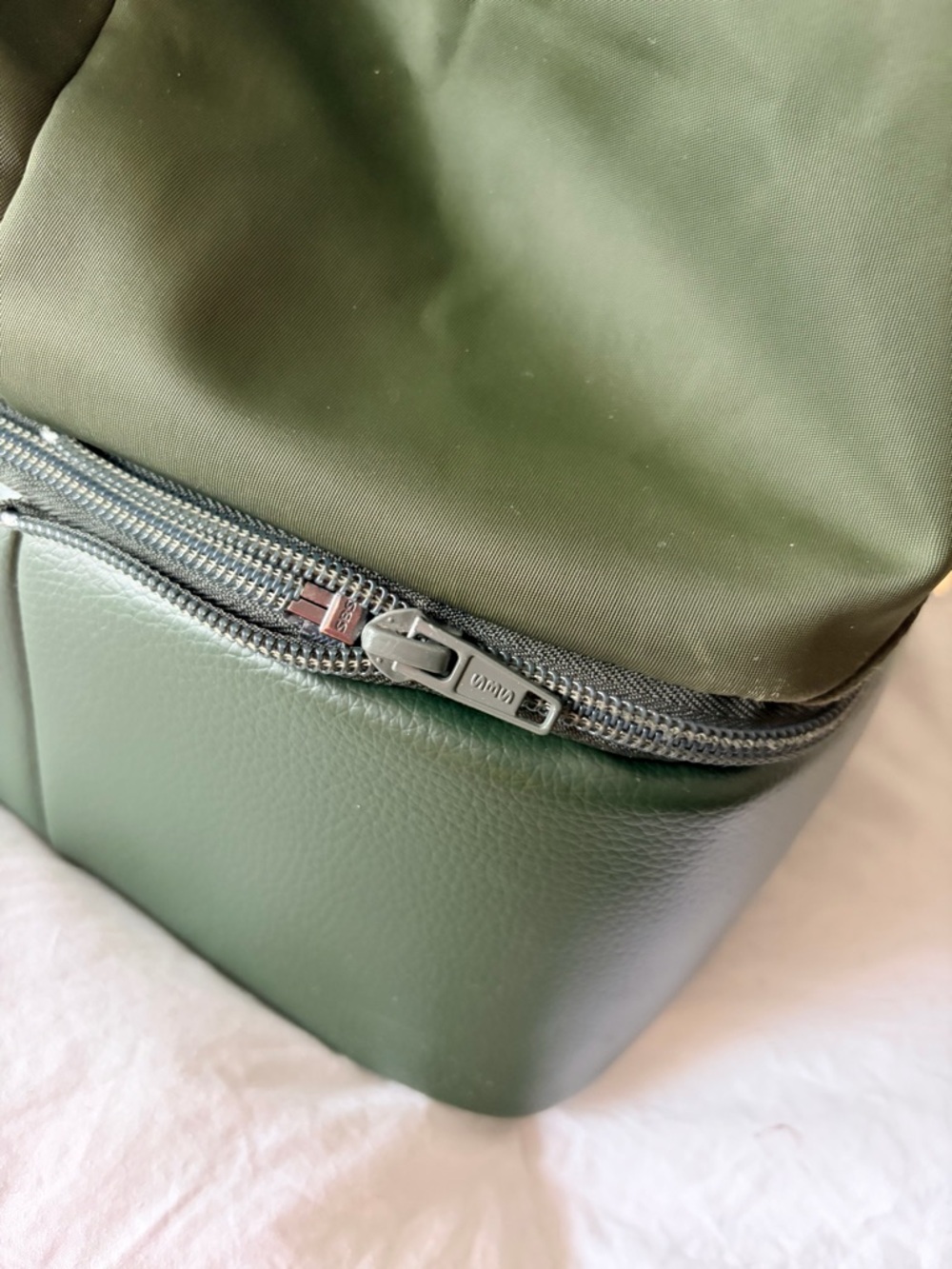 Buffbunny Olive Green Game Changer Duffel with Gold Hardware - Picture 5 of 11